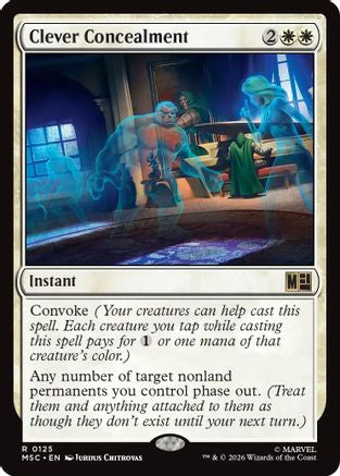 Clever Concealment (125) Surge Foil - Commander: Marvel Super Heroes