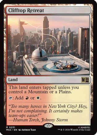Clifftop Retreat (231) - Commander: Marvel Super Heroes