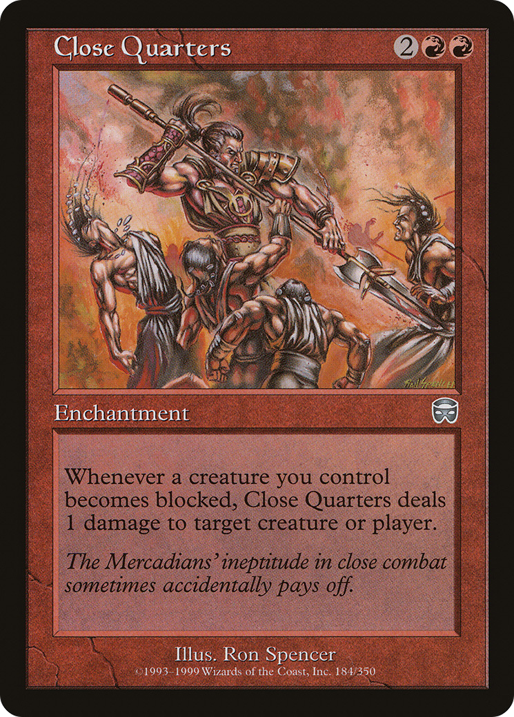 Close Quarters (184) Foil - Mercadian Masques