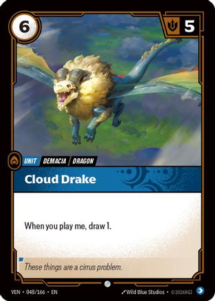 Cloud Drake (048) Foil - Vendetta