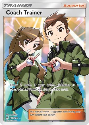 Coach Trainer (Full Art) (233) Holofoil - Unified Minds