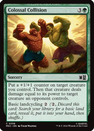 Colossal Collision (558) - Commander: Marvel Super Heroes