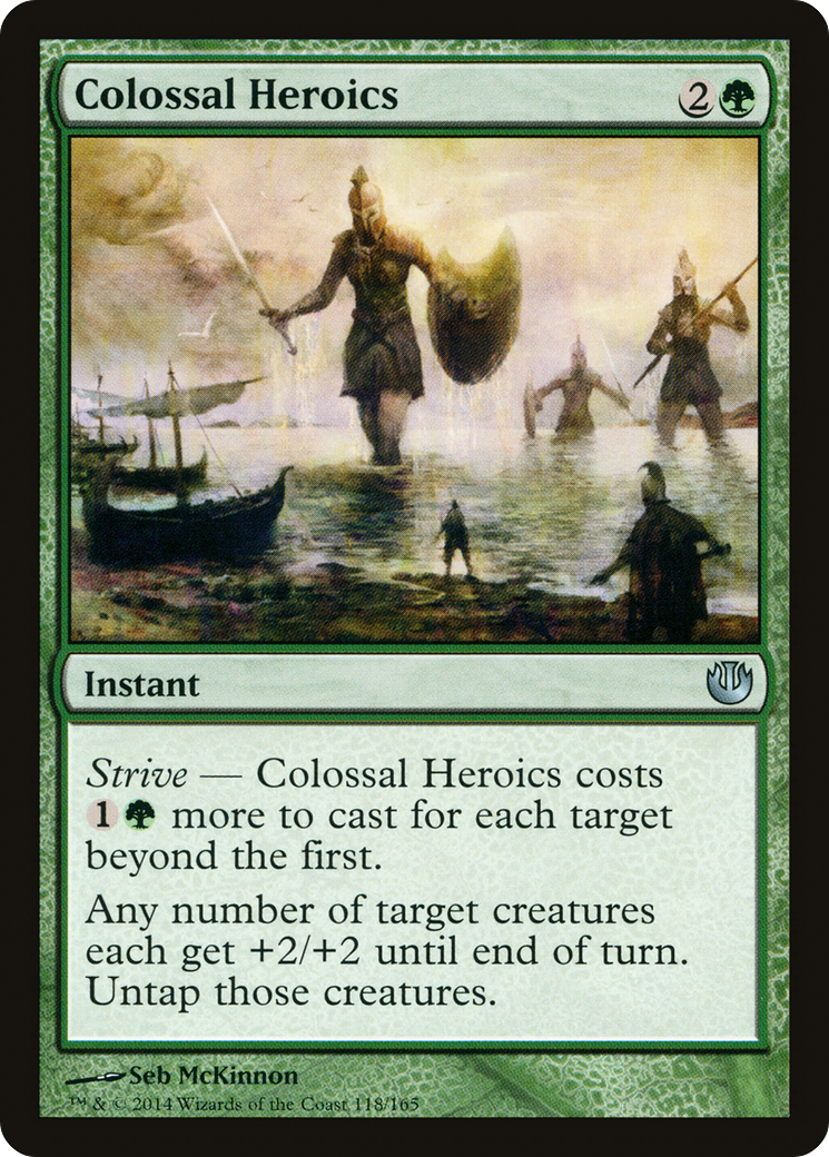 Colossal Heroics (118) Foil - Journey into Nyx