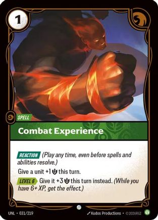 Combat Expertise (031) Foil - Unleashed