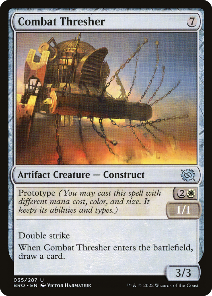 Combat Thresher (035) - The Brothers' War Foil