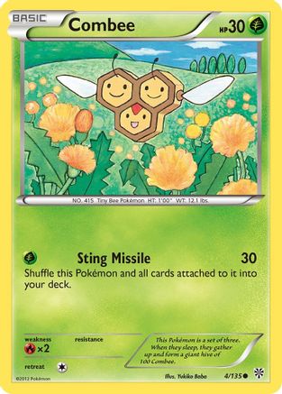 Combee (4) Reverse Holofoil - Plasma Storm