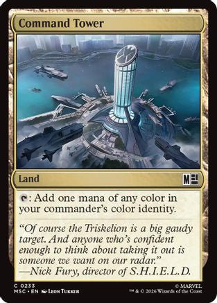 Command Tower (233) Surge Foil - Commander: Marvel Super Heroes