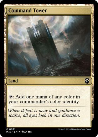 Command Tower (331) Ripple Foil - Commander: Modern Horizons 3