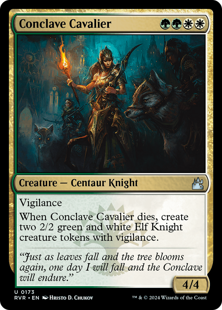 Conclave Cavalier (173) Foil - Ravnica Remastered