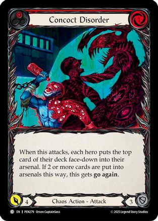 Concoct Disorder (Red) (PEN279) Rainbow Foil - Compendium of Rathe