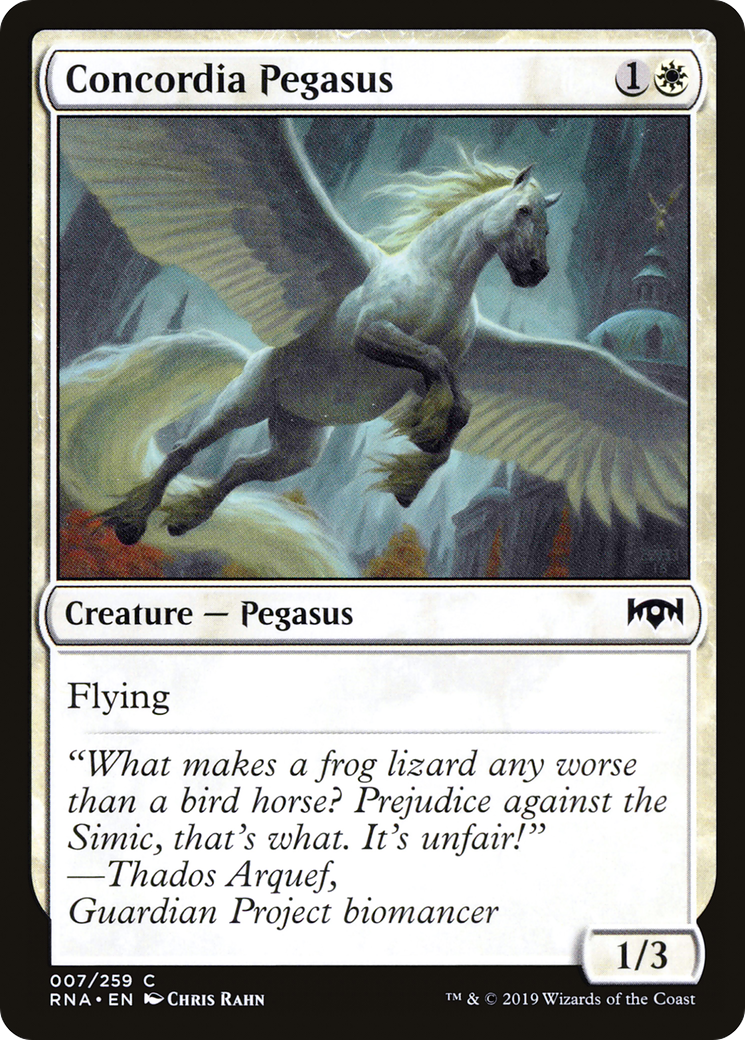 Concordia Pegasus (007) Foil - Ravnica Allegiance