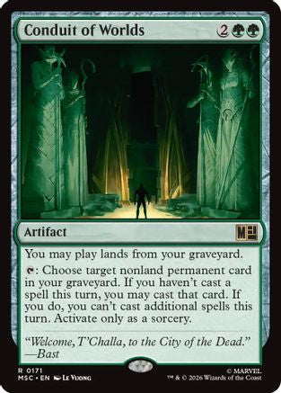 Conduit of Worlds (171) Surge Foil - Commander: Marvel Super Heroes