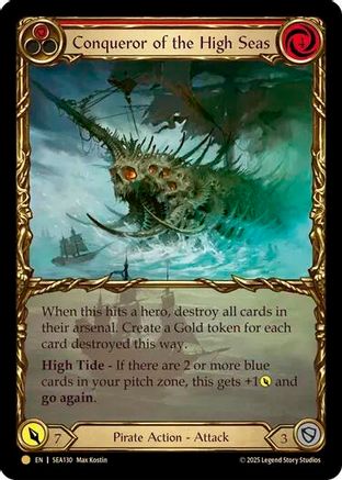Conqueror of the High Seas (Extended Art) (SEA130) Cold Foil - High Seas