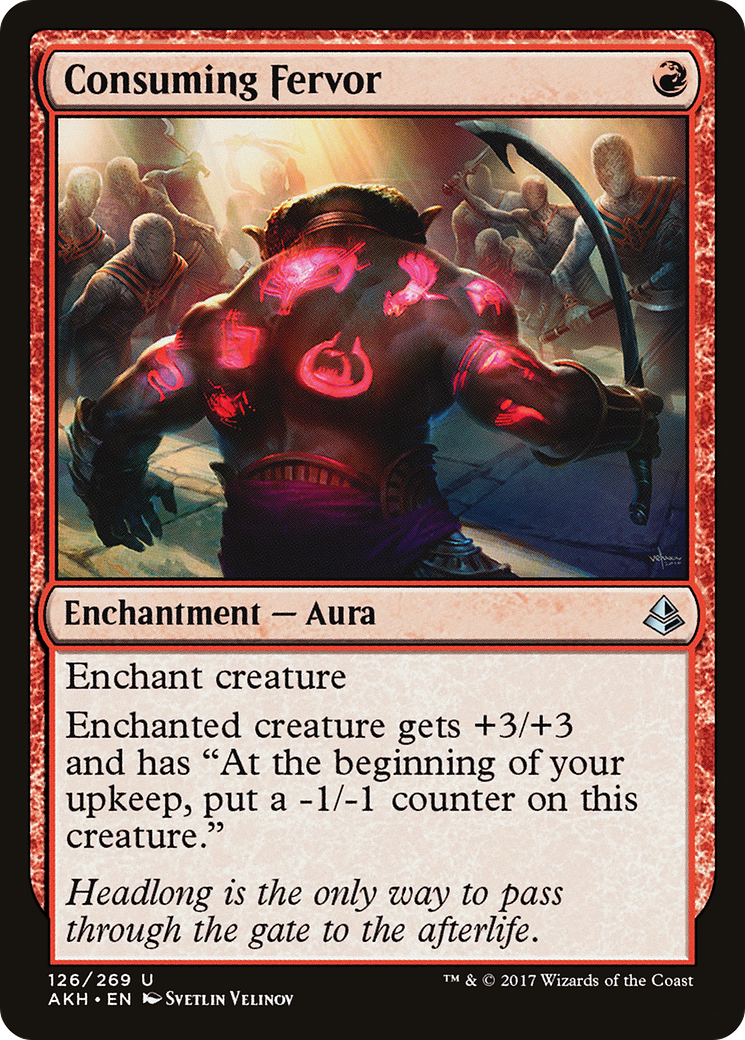 Consuming Fervor (126) Foil - Amonkhet