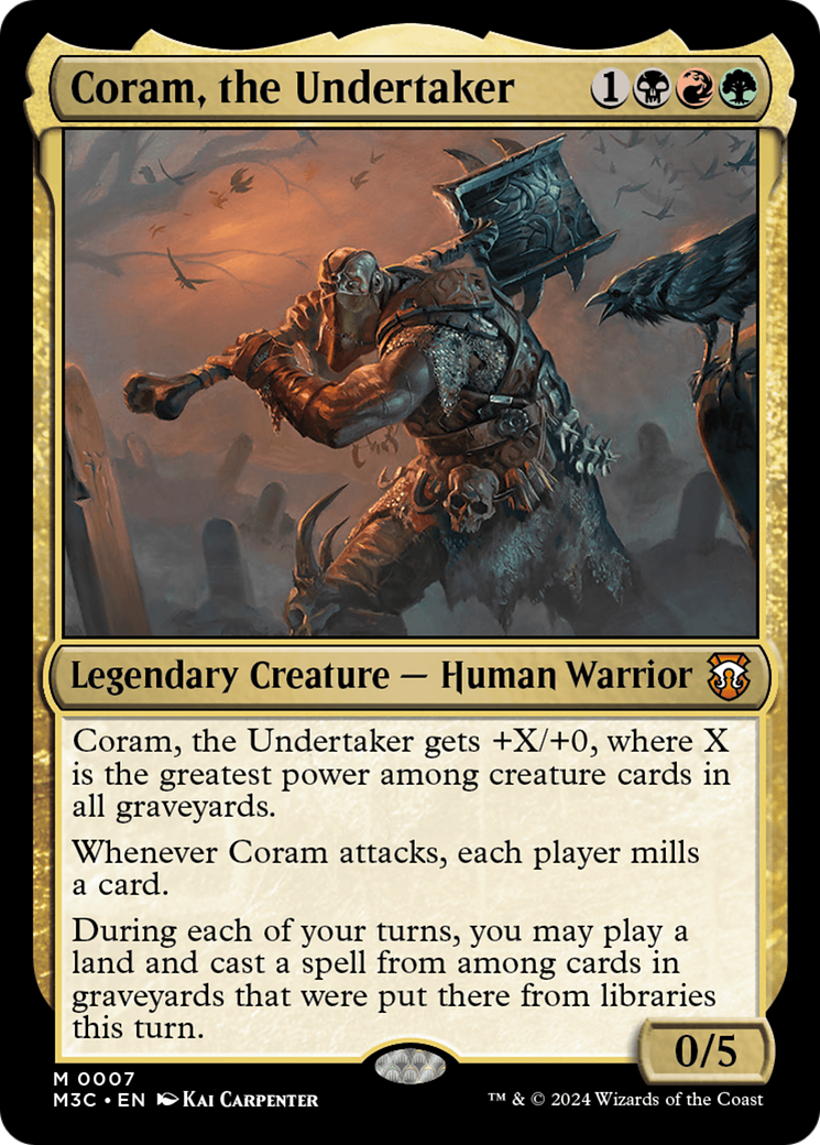 Coram, the Undertaker (007) - Commander: Modern Horizons 3