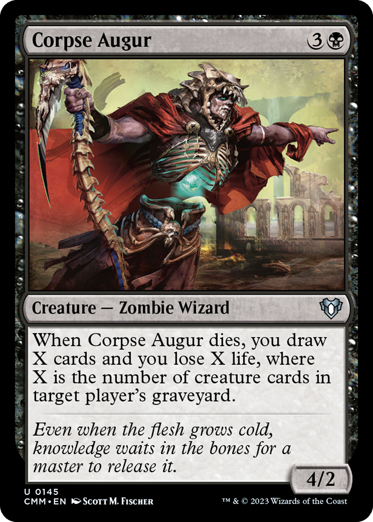 Corpse Augur (145) Foil - Commander Masters