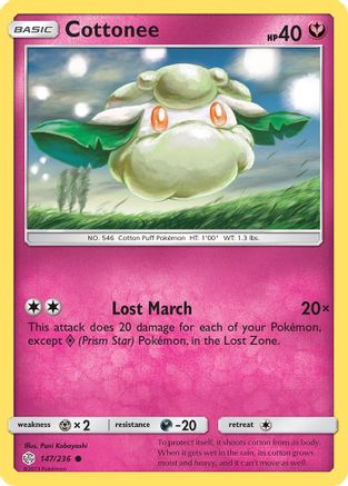 Cottonee (147) Reverse Holofoil - Cosmic Eclipse