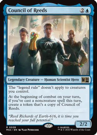 Council of Reeds (028) Surge Foil - Commander: Marvel Super Heroes