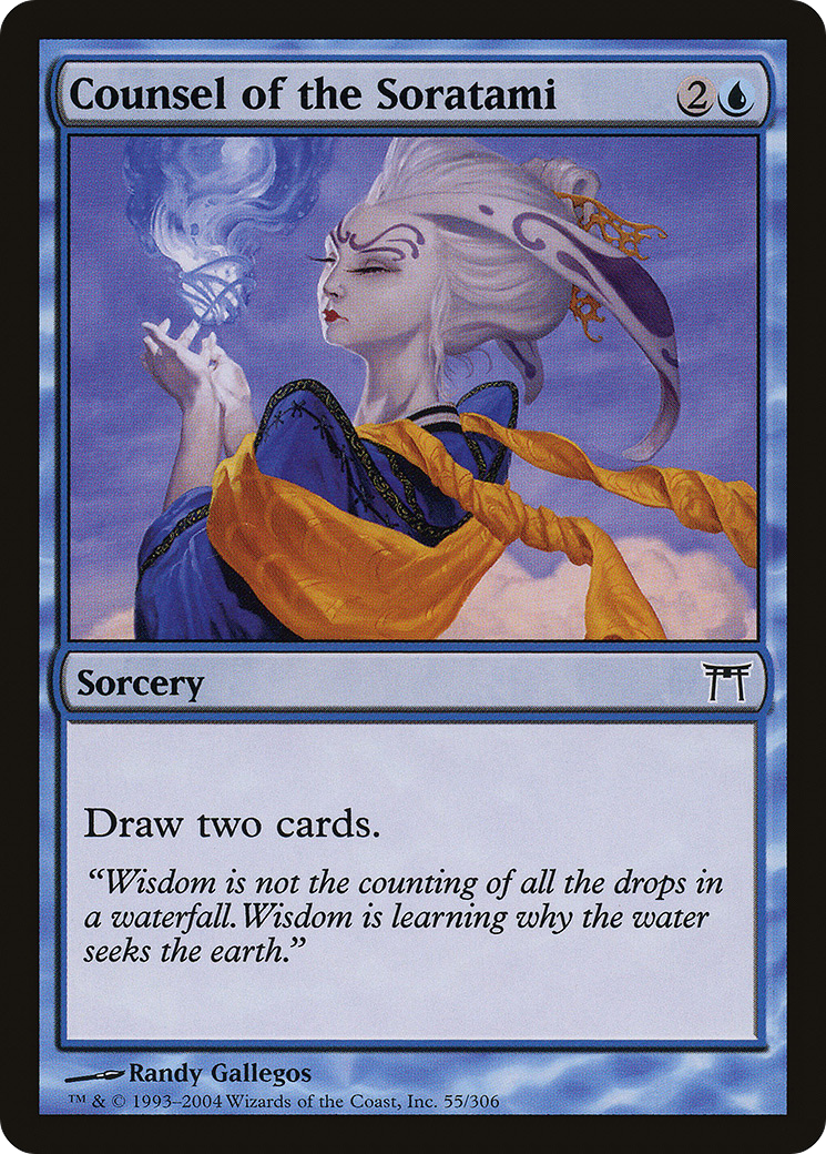 Counsel of the Soratami (055) Foil - Champions of Kamigawa