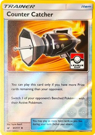 Counter Catcher (League Cup) (91) Reverse Holofoil - Crimson Invasion