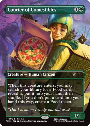 Courier of Comestibles (Borderless) (004) - Unique and Miscellaneous Promos