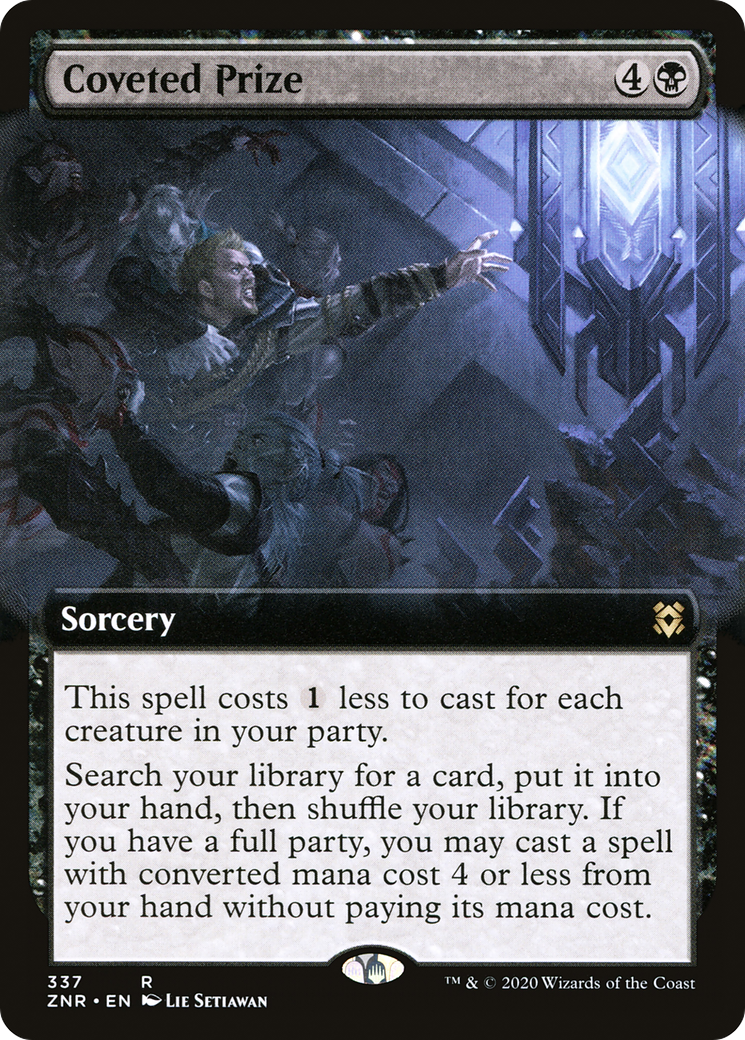 Coveted Prize (Extended Art) (337) - Zendikar Rising Foil