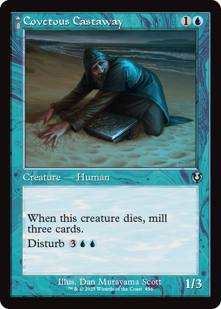 Covetous Castaway // Ghostly Castigator (Retro) (456) Foil - Innistrad Remastered