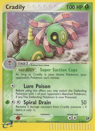 Cradily (3) Reverse Holofoil - Sandstorm