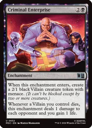 Criminal Enterprise (652) Foil - Commander: Marvel Super Heroes