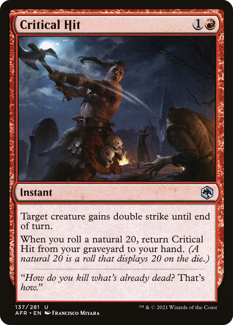 Critical Hit (137) - Adventures in the Forgotten Realms Foil