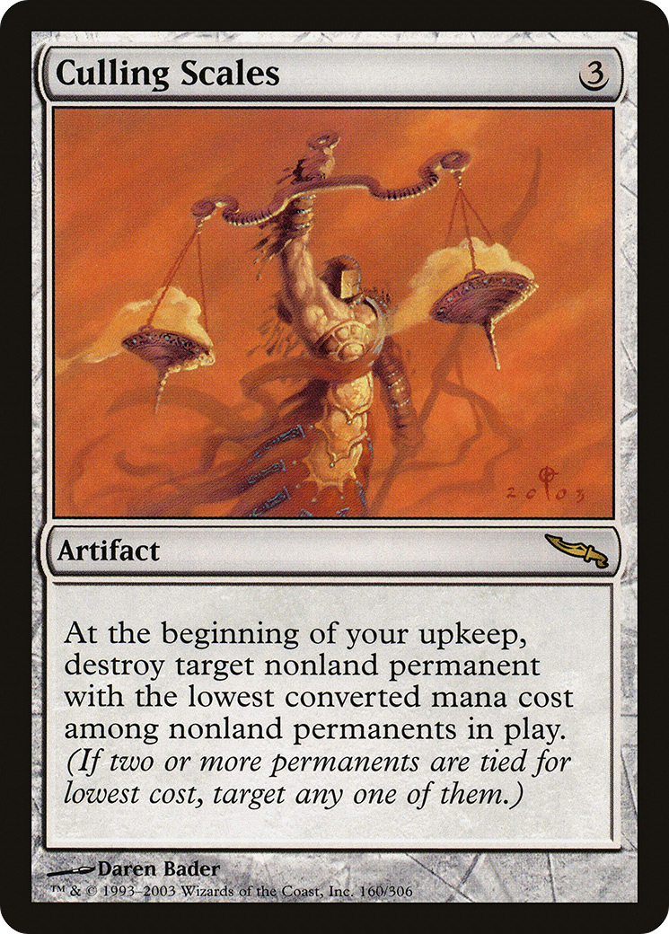 Culling Scales (160) Foil - Mirrodin