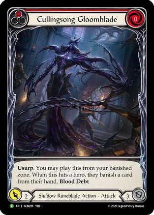 Cullingsong Gloomblade (Micro Text) (GEM201) - GEM Pack