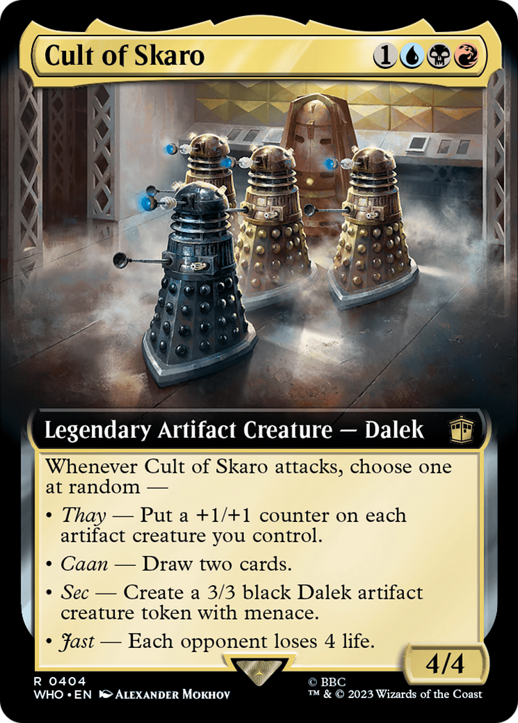 Cult of Skaro (Extended Art) (404) Foil - Doctor Who