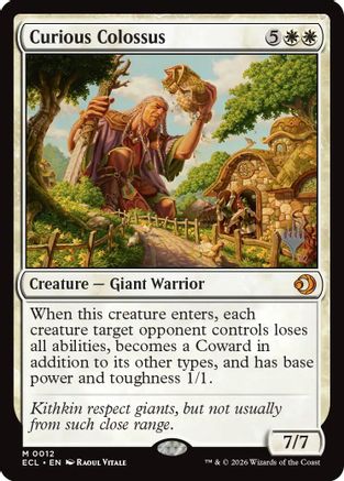 Curious Colossus (Promo Pack) (012) Foil - Lorwyn Eclipsed