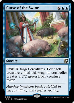 Curse of the Swine (179) Ripple Foil - Commander: Modern Horizons 3