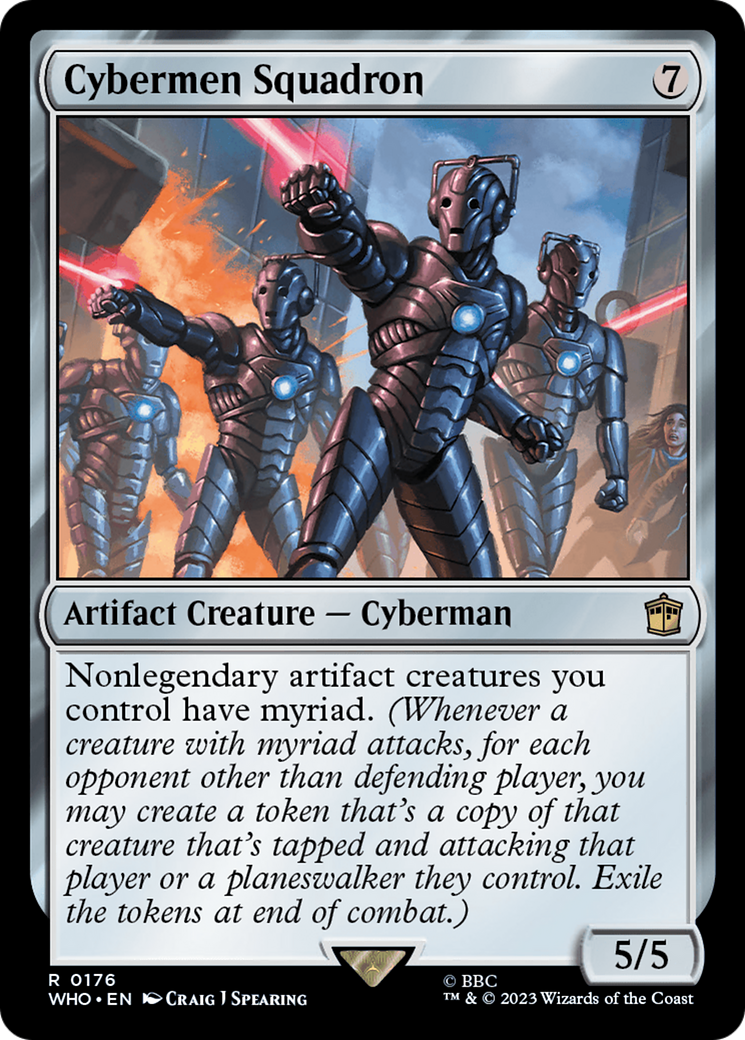 Cybermen Squadron (176) Foil - Doctor Who