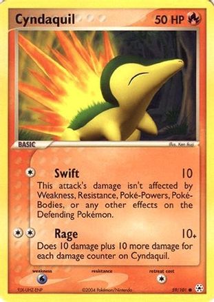 Cyndaquil (59) - EX Battle Stadium