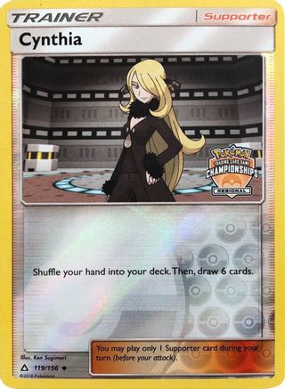 Cynthia (Regional Championships) (119) Reverse Holofoil - Ultra Prism