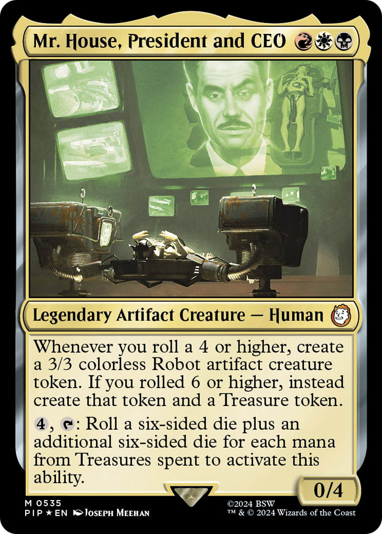 Mr. House, President and CEO Foil (535)
