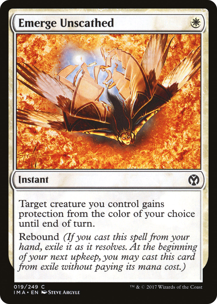 Emerge Unscathed (019) Foil - Iconic Masters