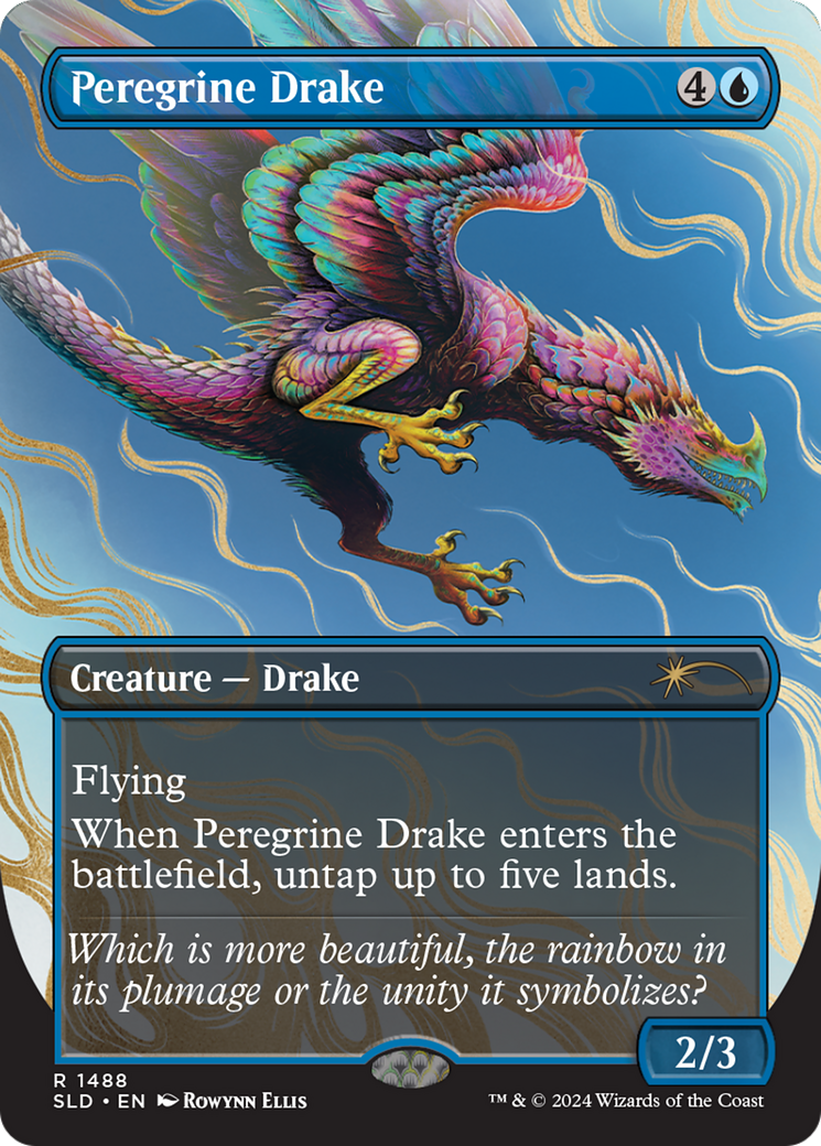 Peregrine Drake(Borderless) (1488)
