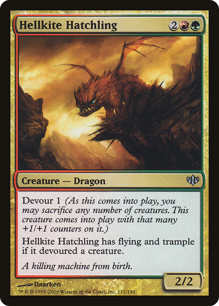 Hellkite Hatchling (111) Foil - Conflux