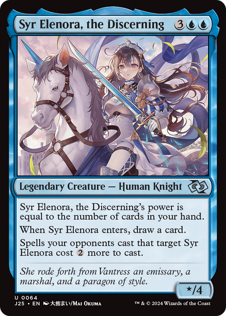 Syr Elenora, the Discerning (Anime) (064) - Foundations Jumpstart