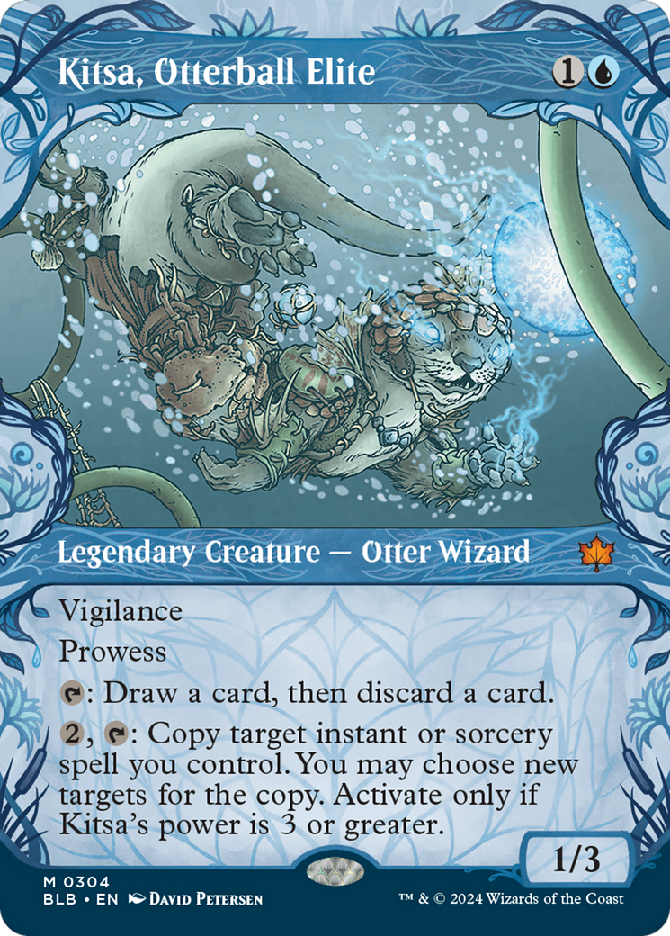 Kitsa, Otterball Elite (Showcase) (304) Foil - Bloomburrow