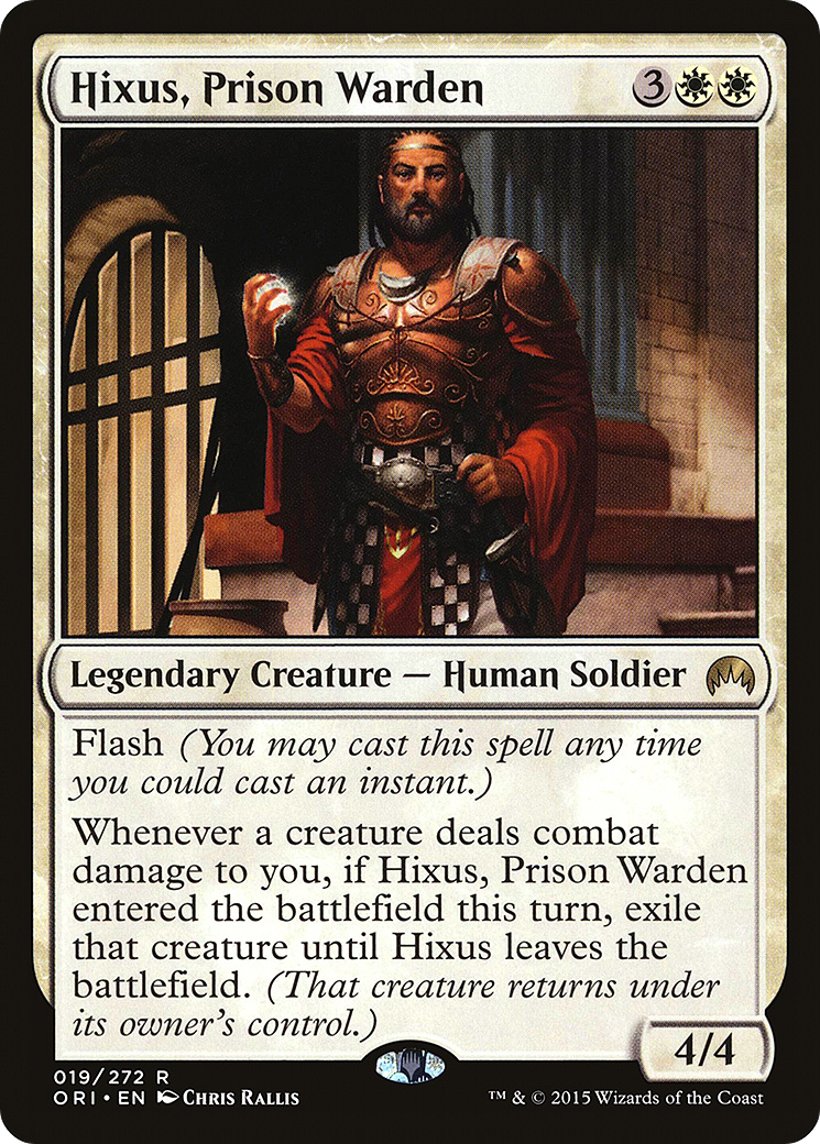 Hixus, Prison Warden (019) Foil - Magic Origins