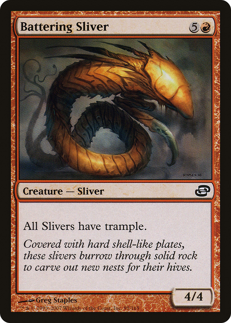 Battering Sliver (095) Foil - Planar Chaos