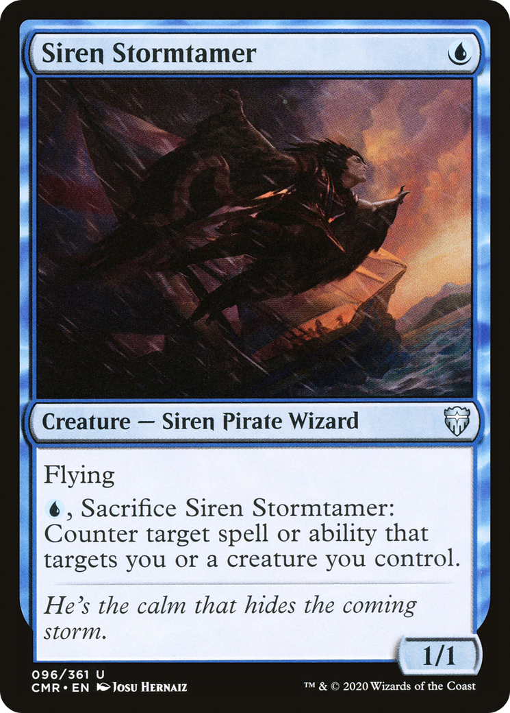 Siren Stormtamer (096) Foil - Commander Legends