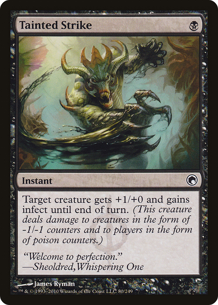 Tainted Strike (080) Foil - Scars of Mirrodin