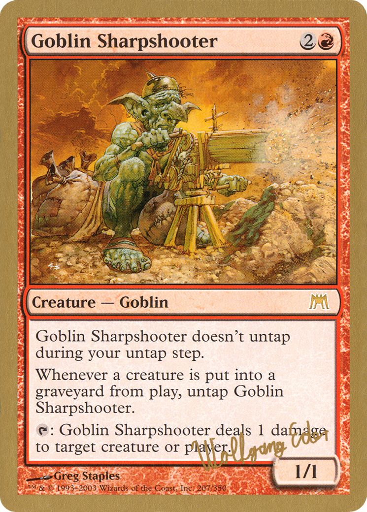Goblin Sharpshooter - 2003 Wolfgang Eder (ONS) - World Championship Decks 2003