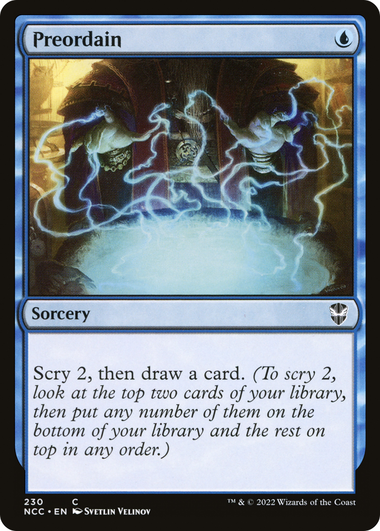 Preordain (230) - New Capenna Commander
